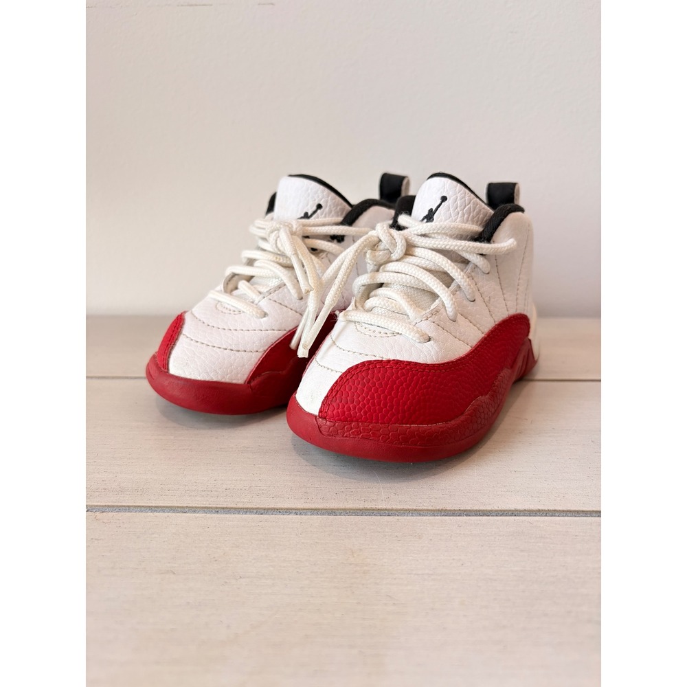 Air Jordan 12 Retro 'Cherry' 850000-116 Toddler Size 7C Sneakers
